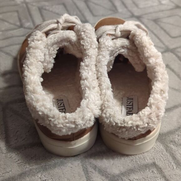 Justfab Madrista Faux Fur Sneaker Mule - Picture 4 of 7
